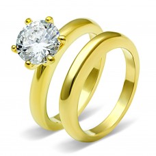 Gold Plated Stainless Steel Ring