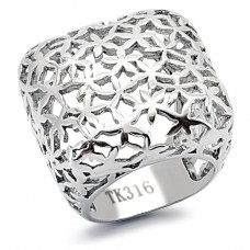 Stainless Steel Tiny Starfish Dome Ring