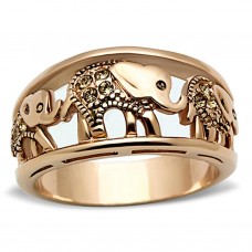 Rose Gold Plated Stainless Steel Ring