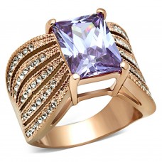 Rose Gold Plated Stainless Steel Ring