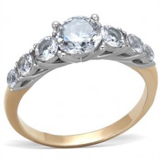 Rose Gold Plated Stainless Steel Ring