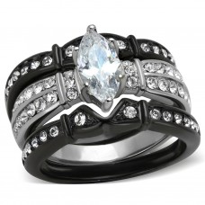 Black Plated Stainless Steel Ring