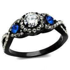 Black Plated Stainless Steel Ring
