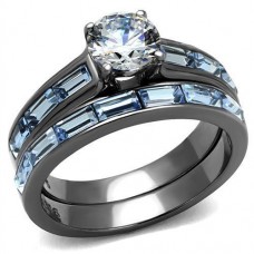 Light Black Stainless Steel Ring
