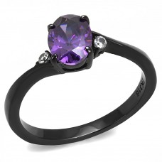 Black Plated Stainless Steel Ring