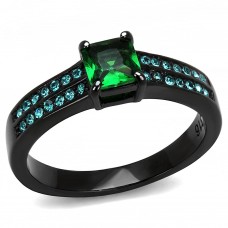 Black Plated Stainless Steel Ring