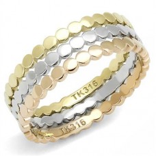 Rose Gold Plated Stainless Steel Ring