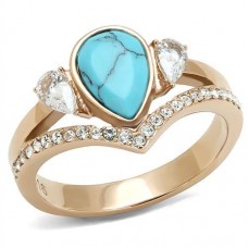 Rose Gold Plated Stainless Steel Ring