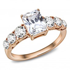 Rose Gold Plated Stainless Steel Ring