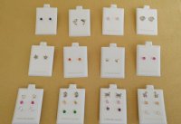 Hand Set Gemstone Studs