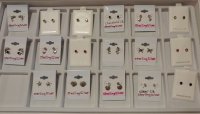 Sterling and Gemstone Studs