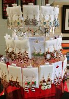 More Fancy Christmas Earrings