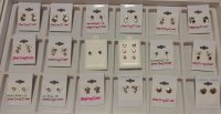 Sterling and Gemstone Studs